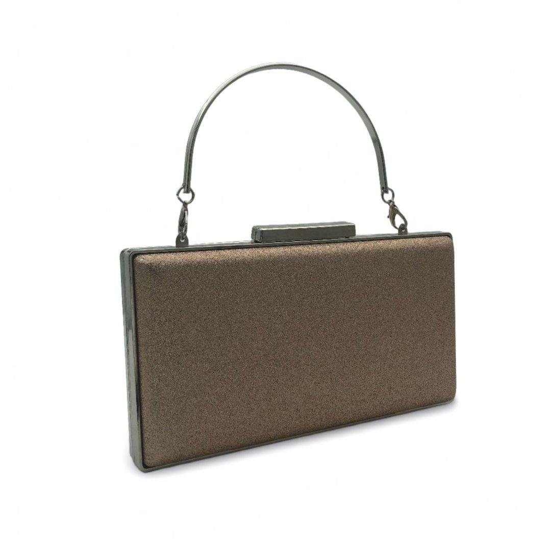 Gold Simli Altın Tozu Abiye Çanta