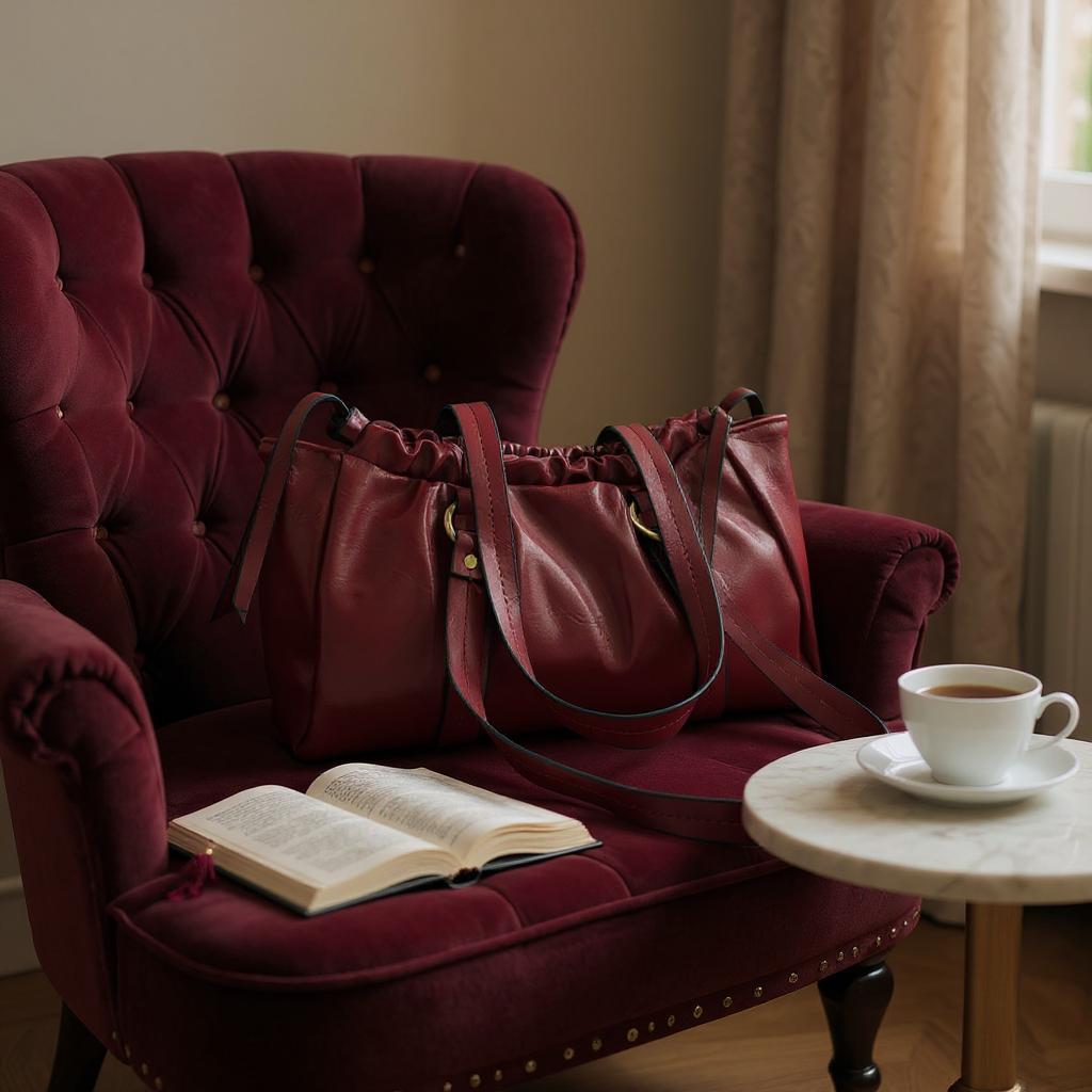 Grande Model Bordo Omuz Çantası