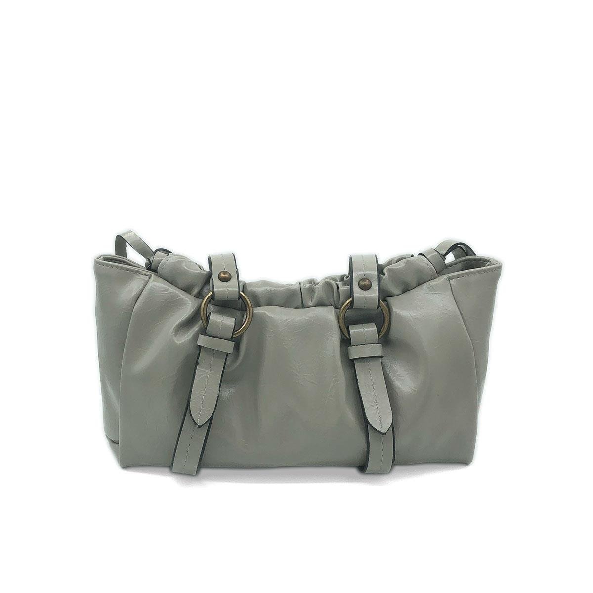 Grande Model Gri Omuz Çantası