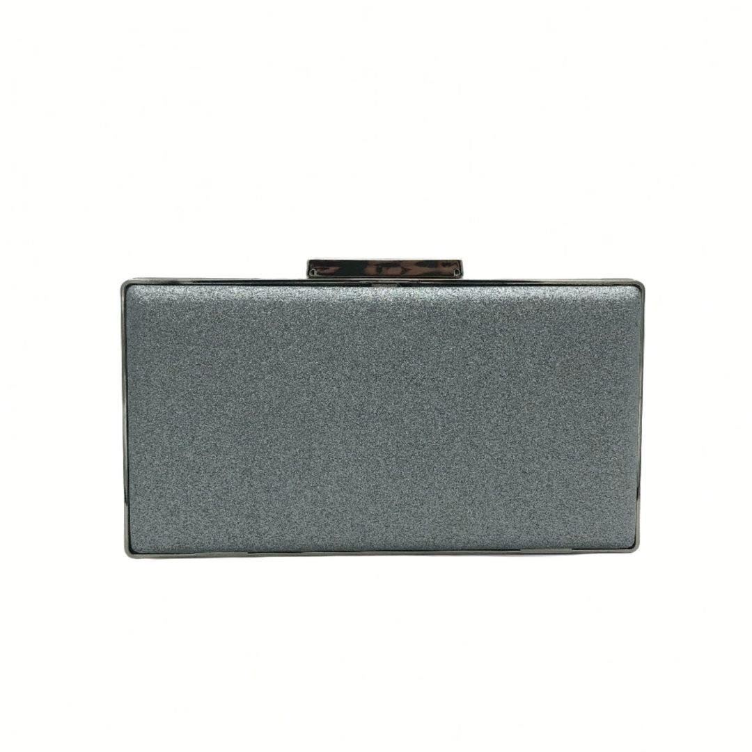 Gümüş Küçük Taşlı Pırıltı Abiye Çanta