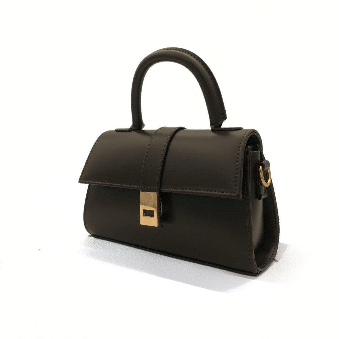 Kahverengi Stella Mini Çapraz Askılı Çanta