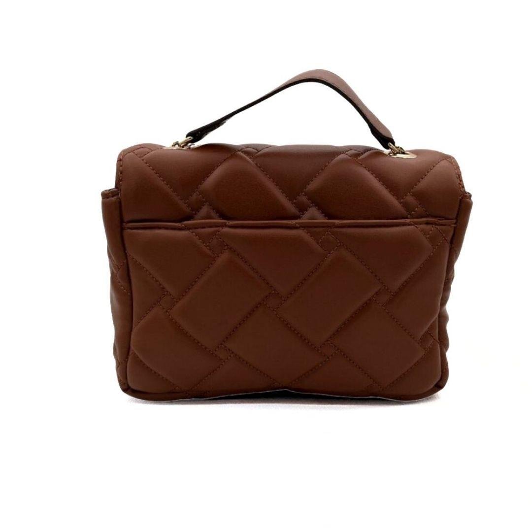 Kapitone Taba Zincir Askılı Kadın Çapraz Çanta