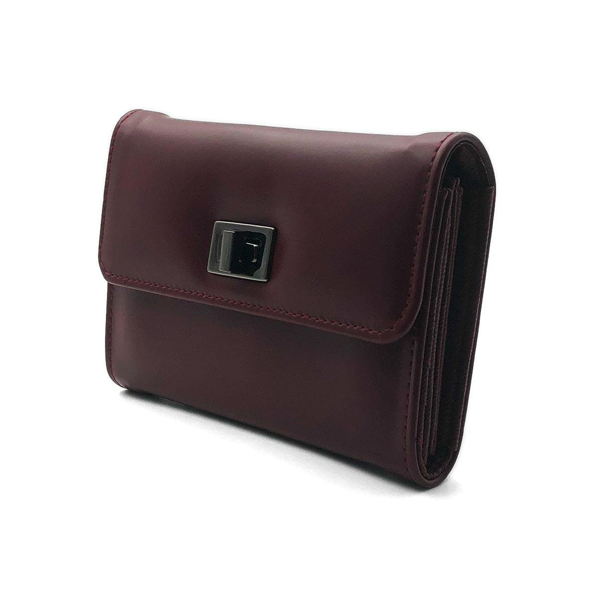 Kilitli Bordo Cüzdan