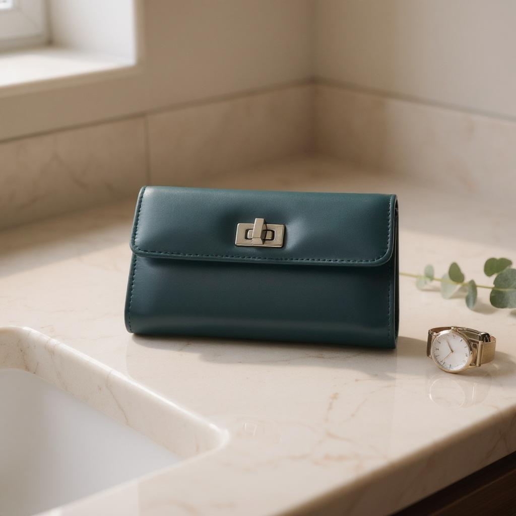 Kilitli Siyah Cüzdan