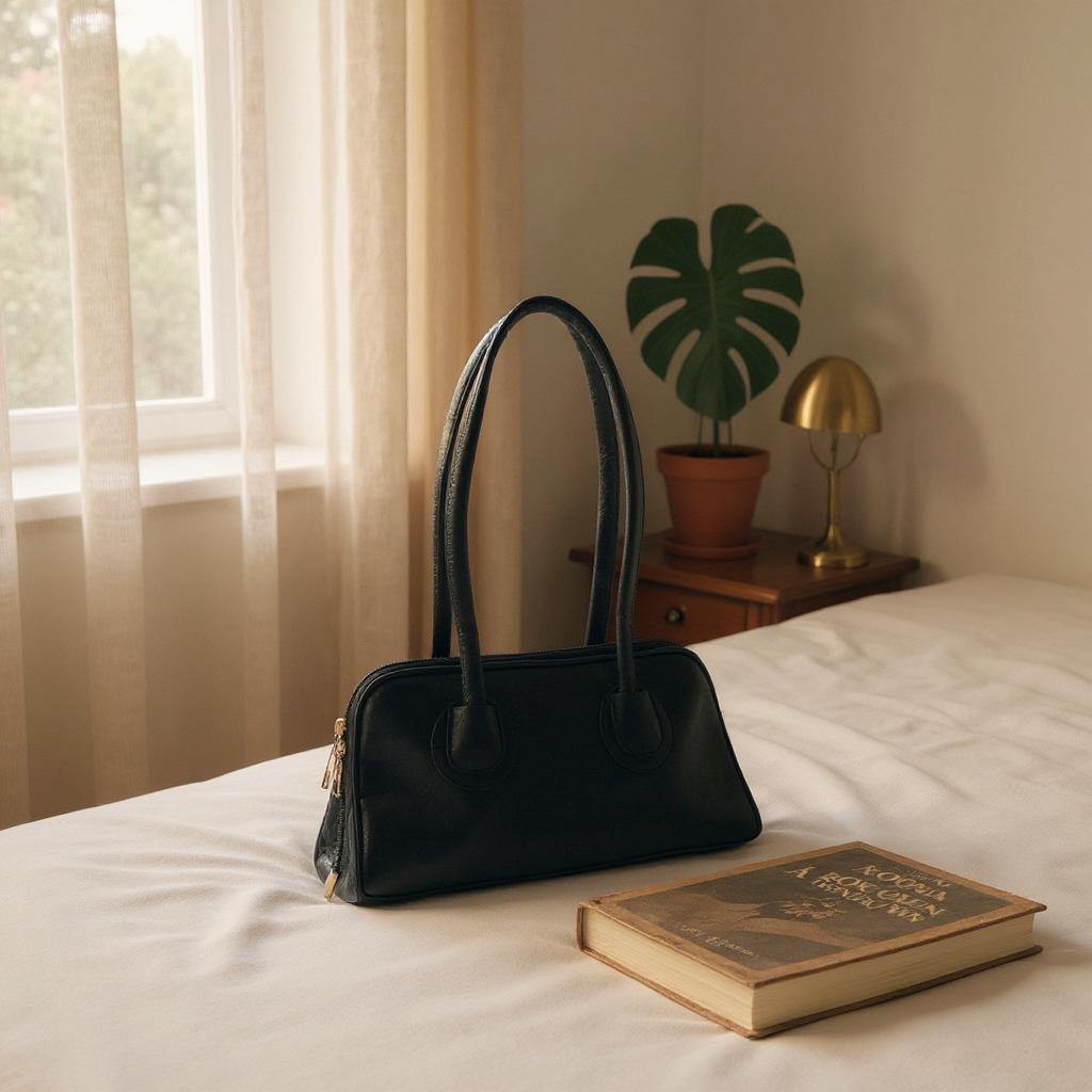 Madam Model Siyah El ve Omuz Çantası