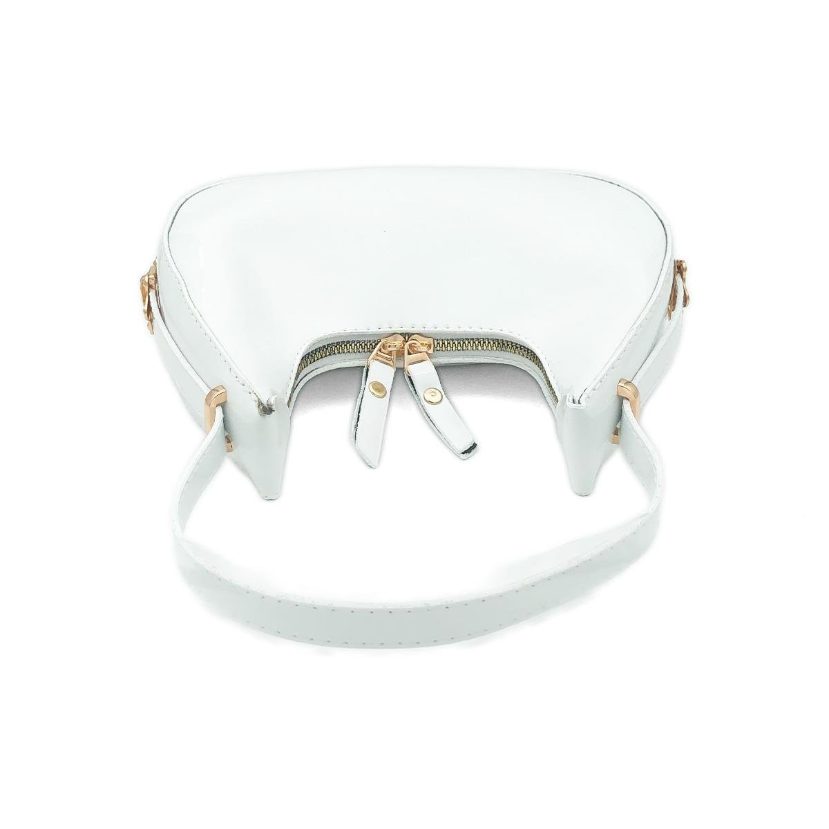 Moon Model Beyaz El Çantası 