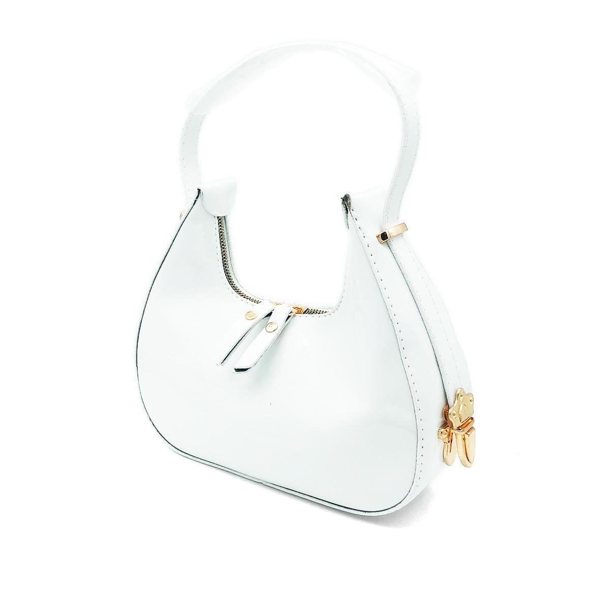 Moon Model Beyaz El Çantası 
