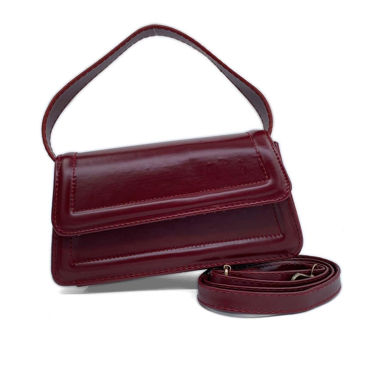 Nova Model Bordo Çapraz ve El Çantası