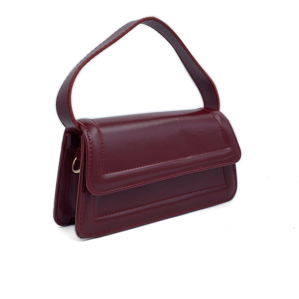 Nova Model Bordo Çapraz ve El Çantası