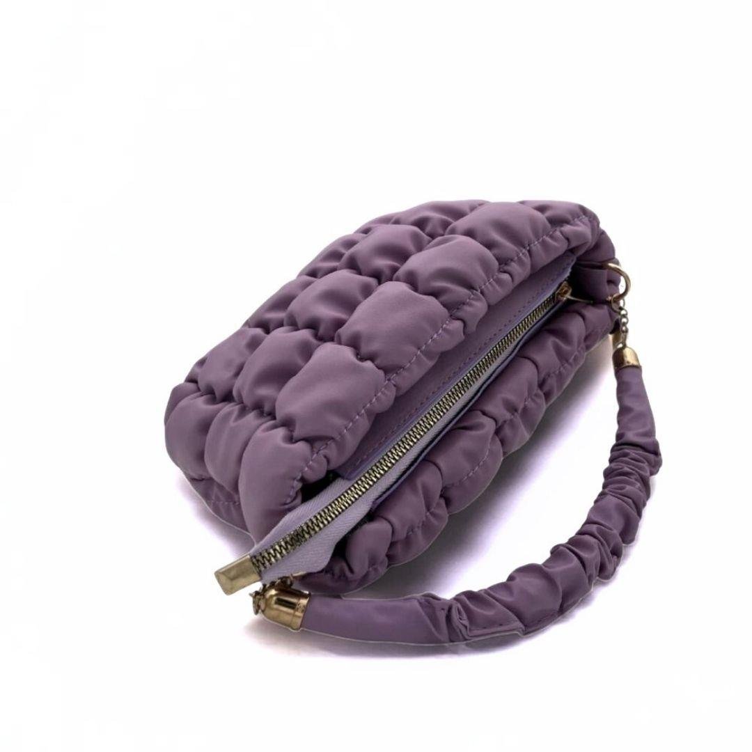 Pofuduk Lila Zincir Askılı Kadın Çanta