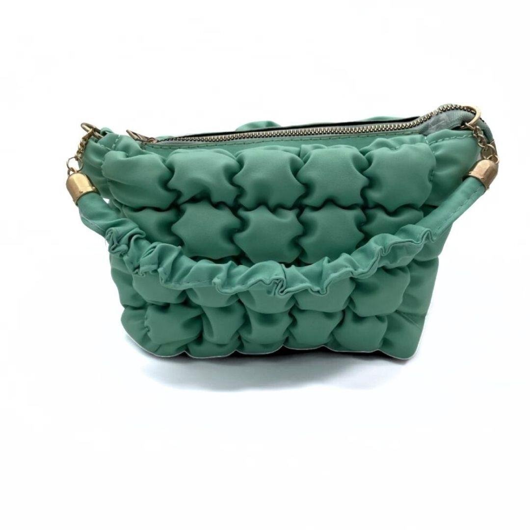 Pofuduk Mint Yeşili Zincir Askılı Kadın Çanta