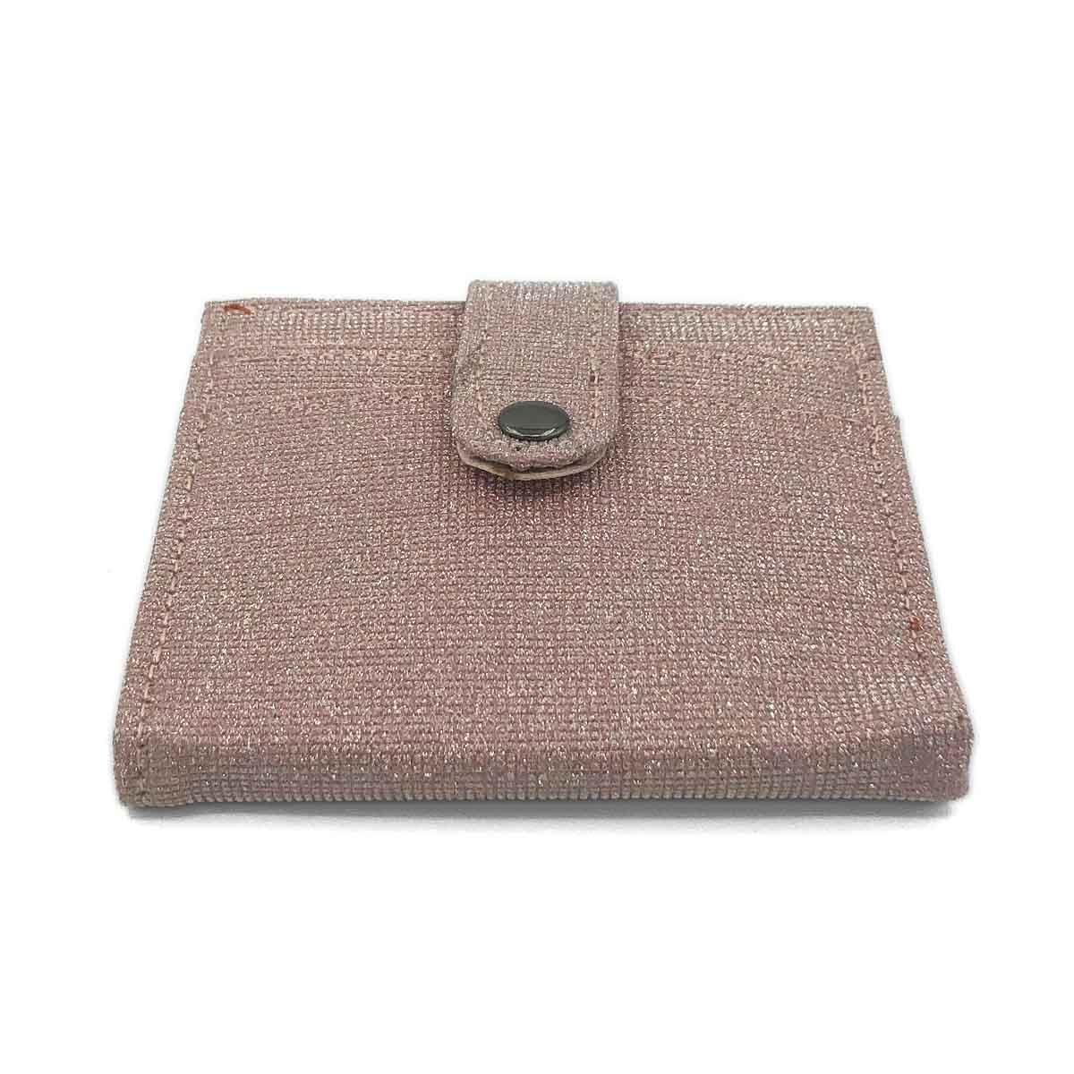 Simli Çıtçıt Kapaklı Pembe Kartlık