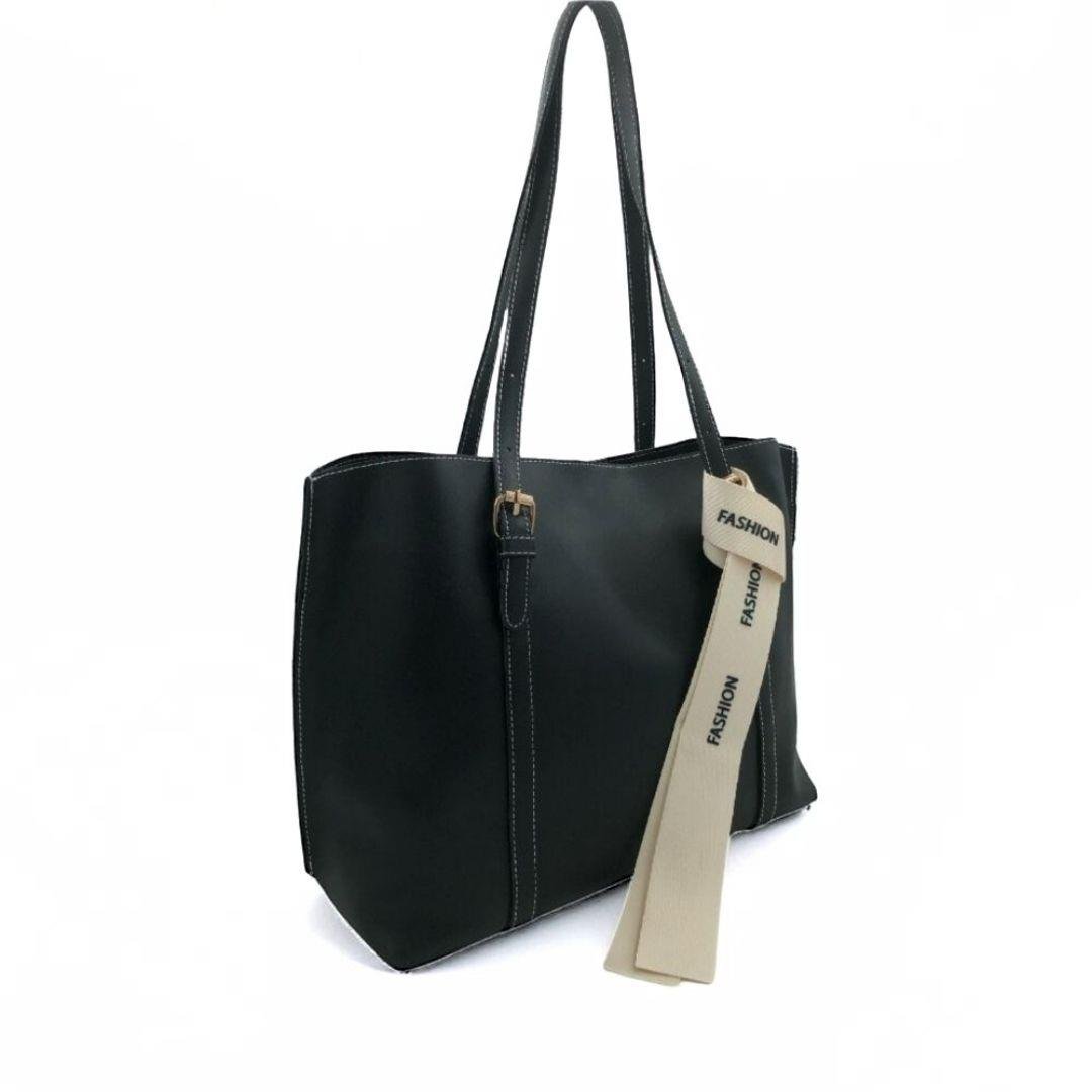 Siyah Beyaz Dikişli 