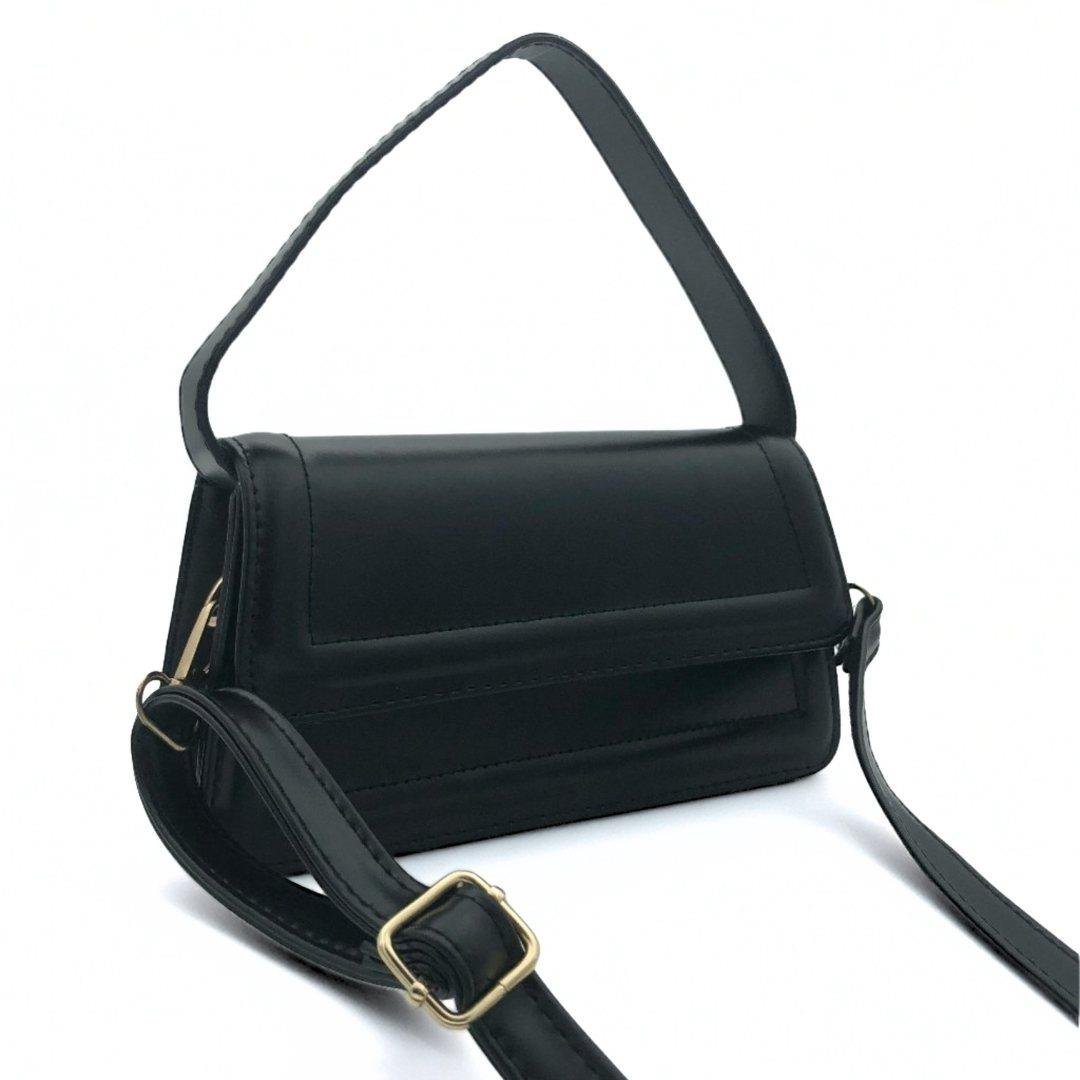 Siyah Nova Çapraz ve El Çantası
