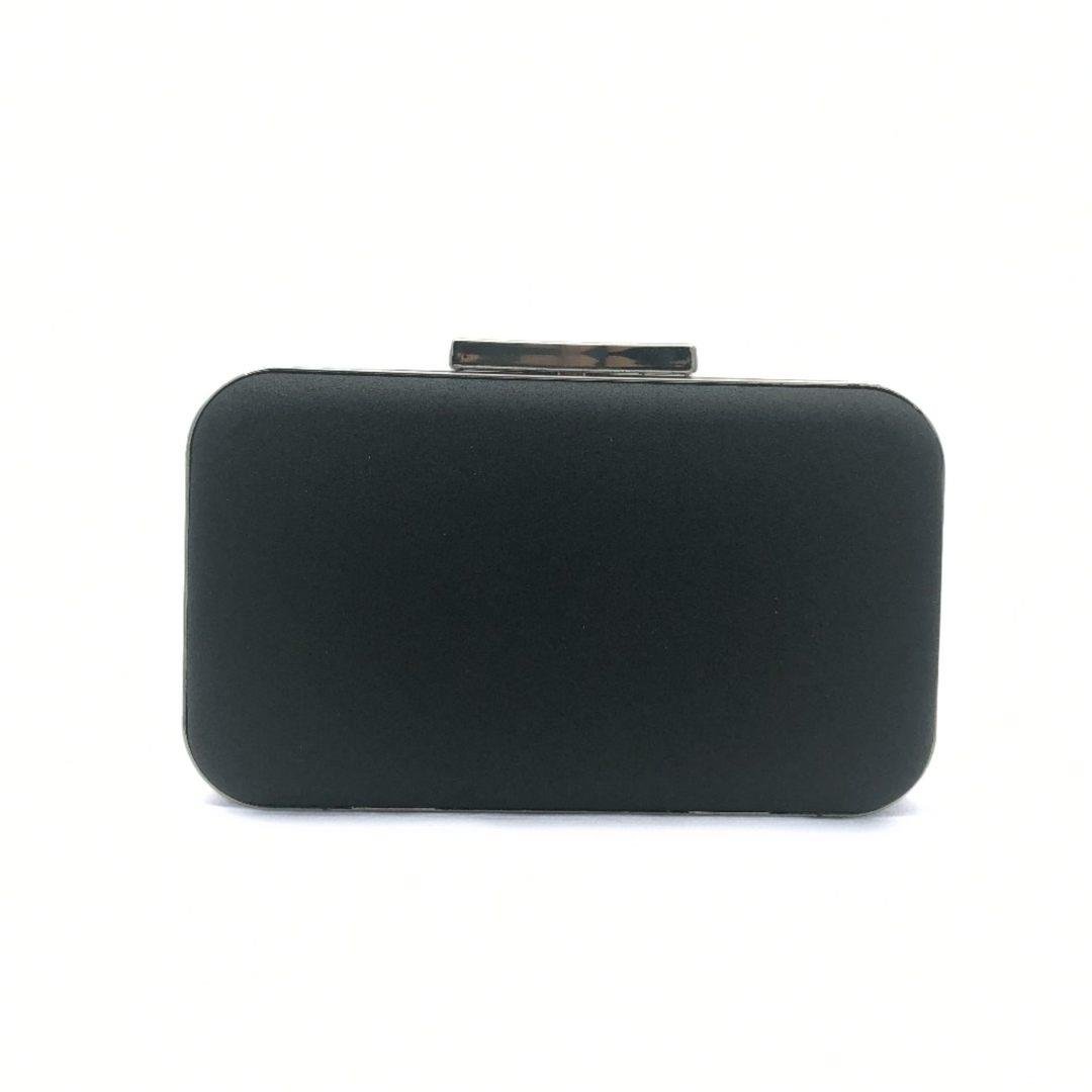 Siyah Simli Parıltı Abiye Çanta