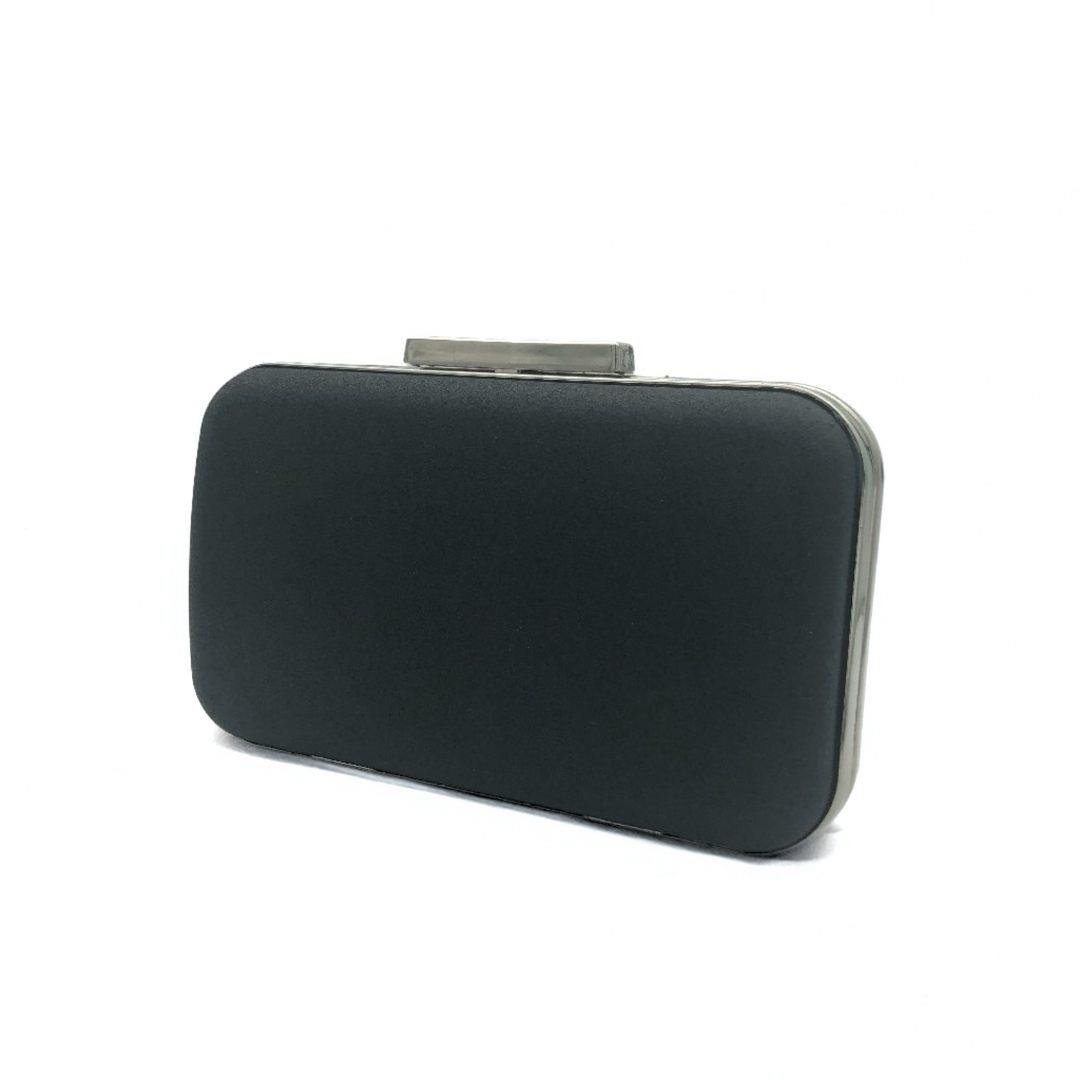 Siyah Simli Parıltı Abiye Çanta