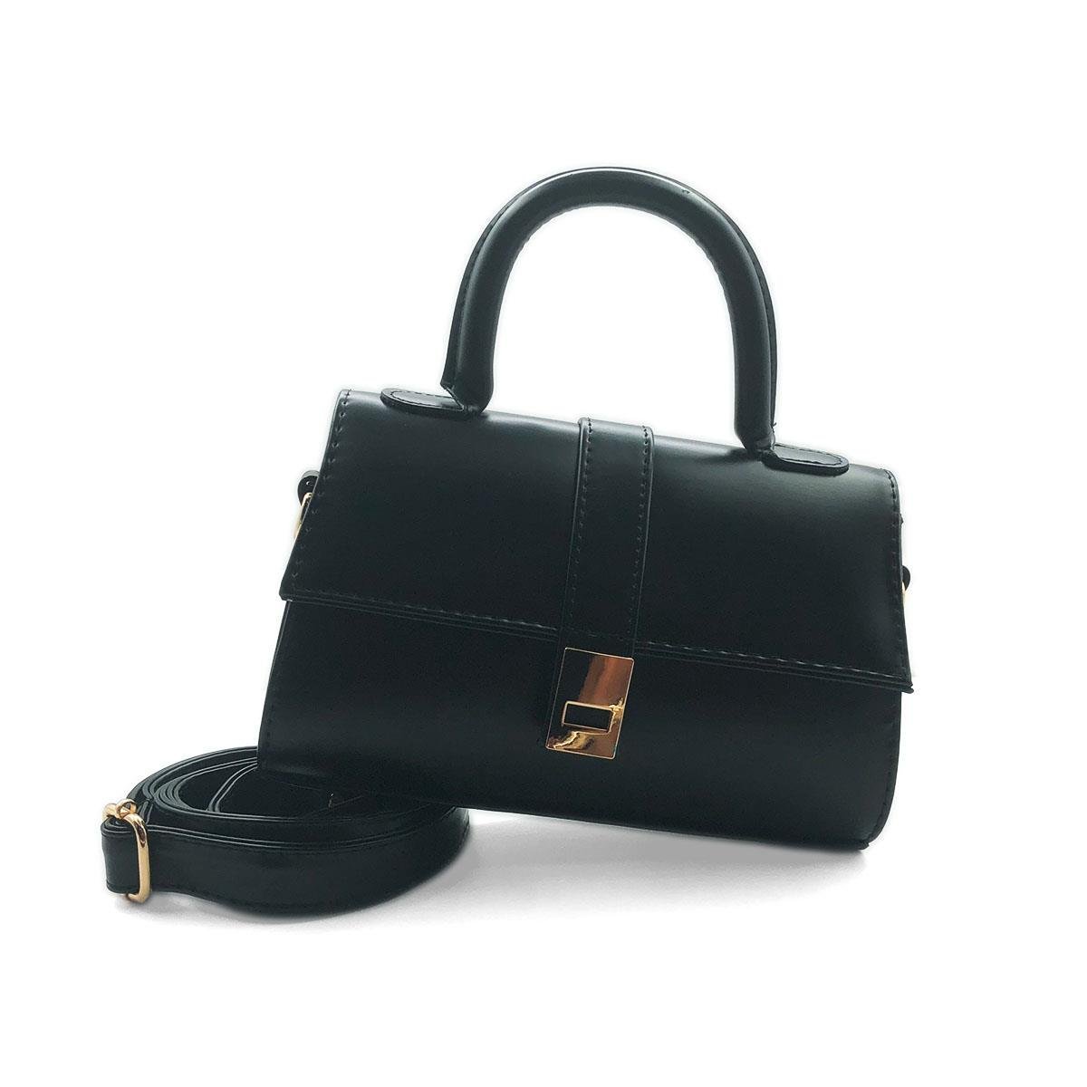 Siyah Stella Mini Çapraz Askılı Çanta