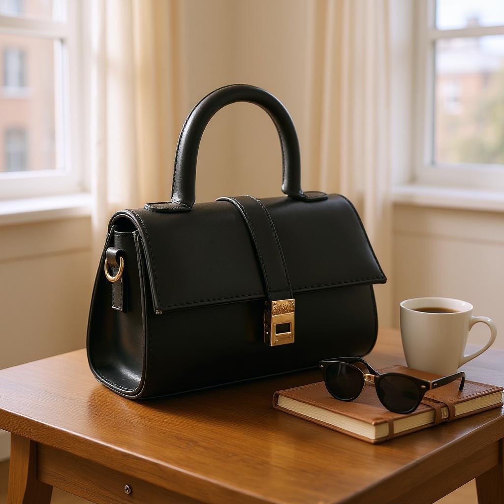 Siyah Stella Mini Çapraz Askılı Çanta