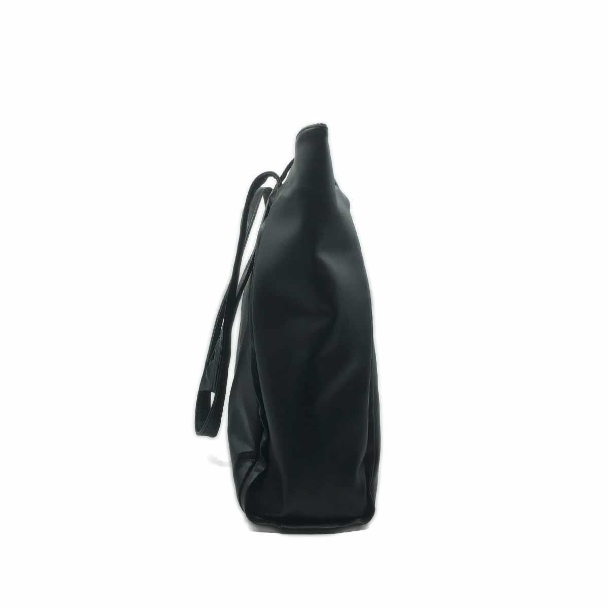 Siyah Suni Deri Omuz Çantası