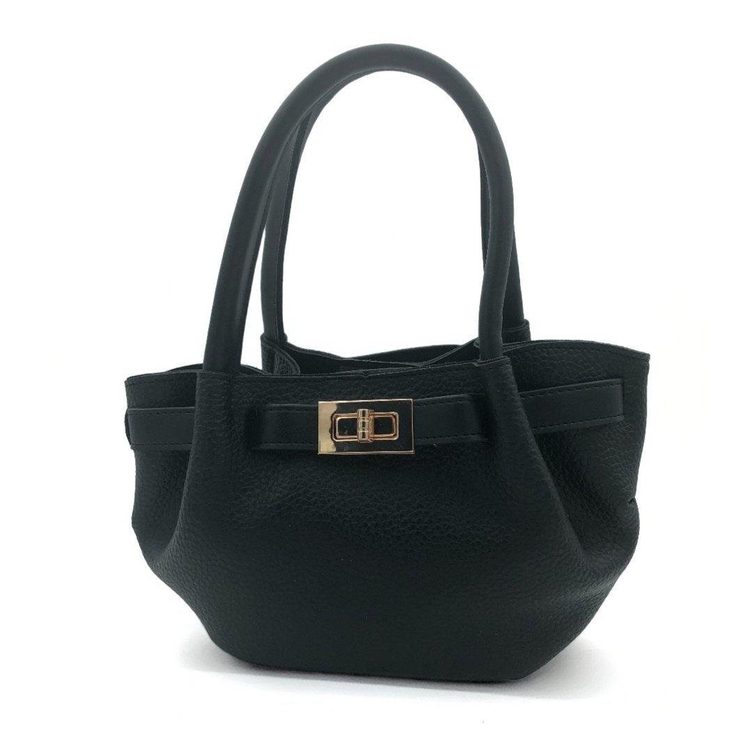 Siyah Vienna Omuz ve El Çantası