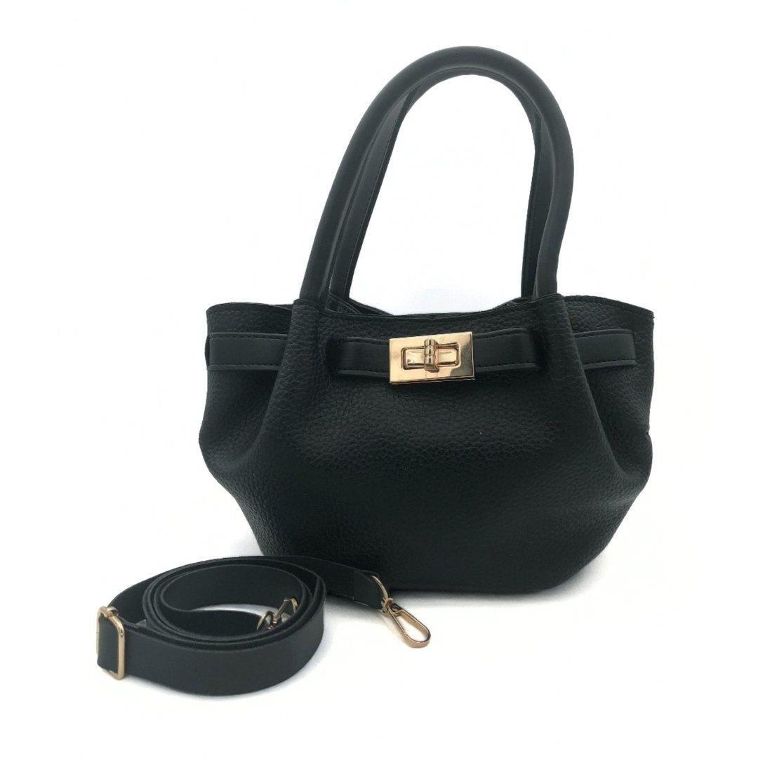 Siyah Vienna Omuz ve El Çantası