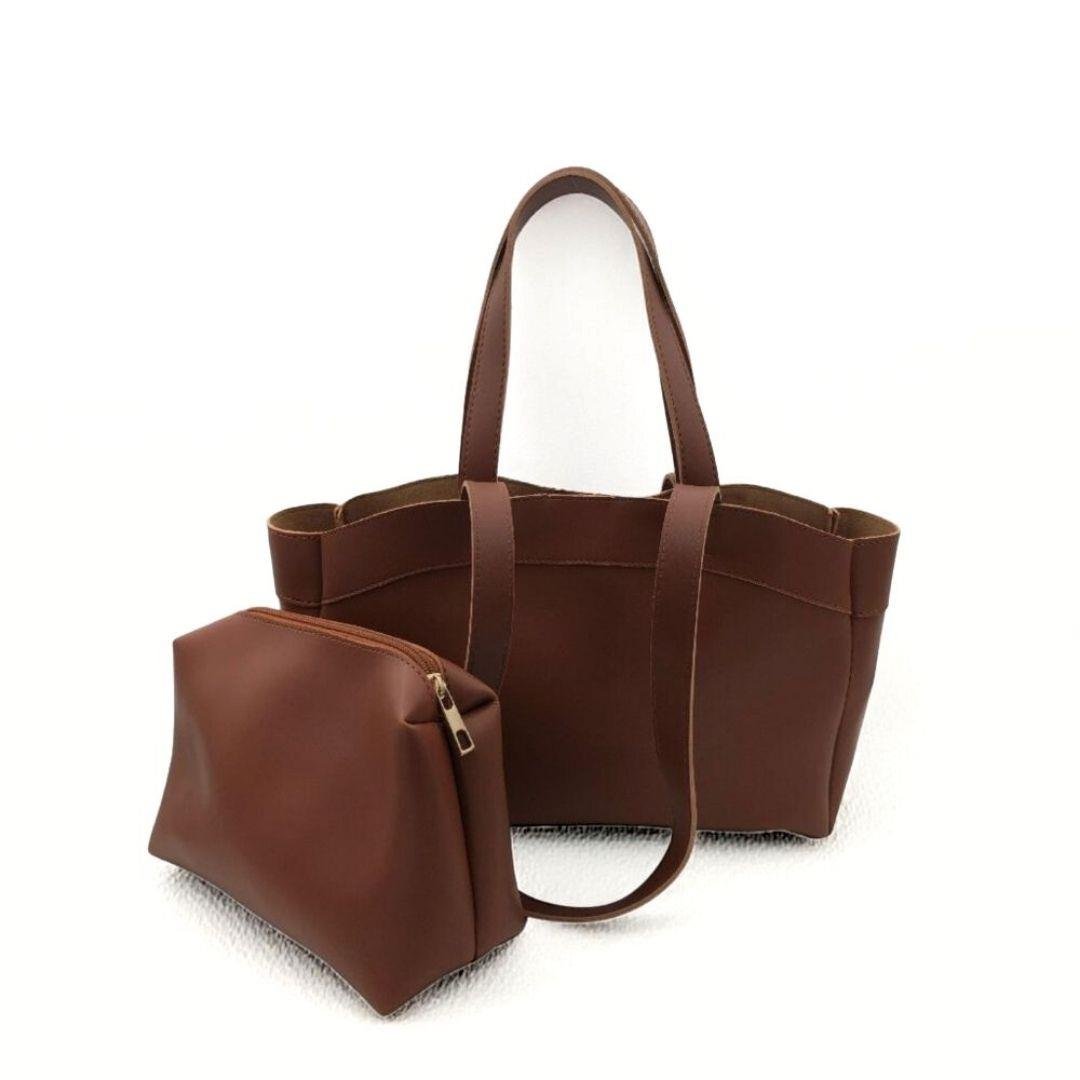 Taba Yavru Çantalı Büyük Lizbon Omuz Çantası Seti