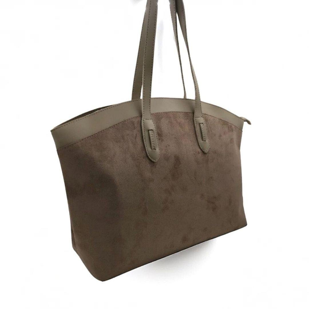 Vizon Süet Deri Detaylı Omuz Çantası