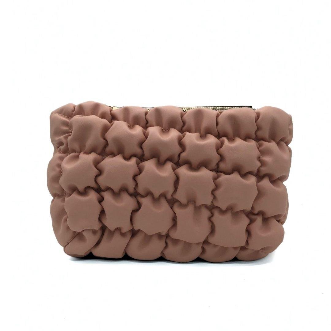 Yavru Ağzı Rengi Pofuduk Çapraz Çanta