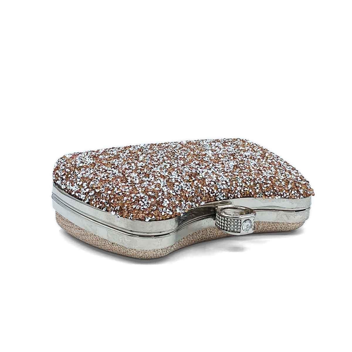 Yüzük Model Gold ve Gümüş Taşlı Abiye Çanta