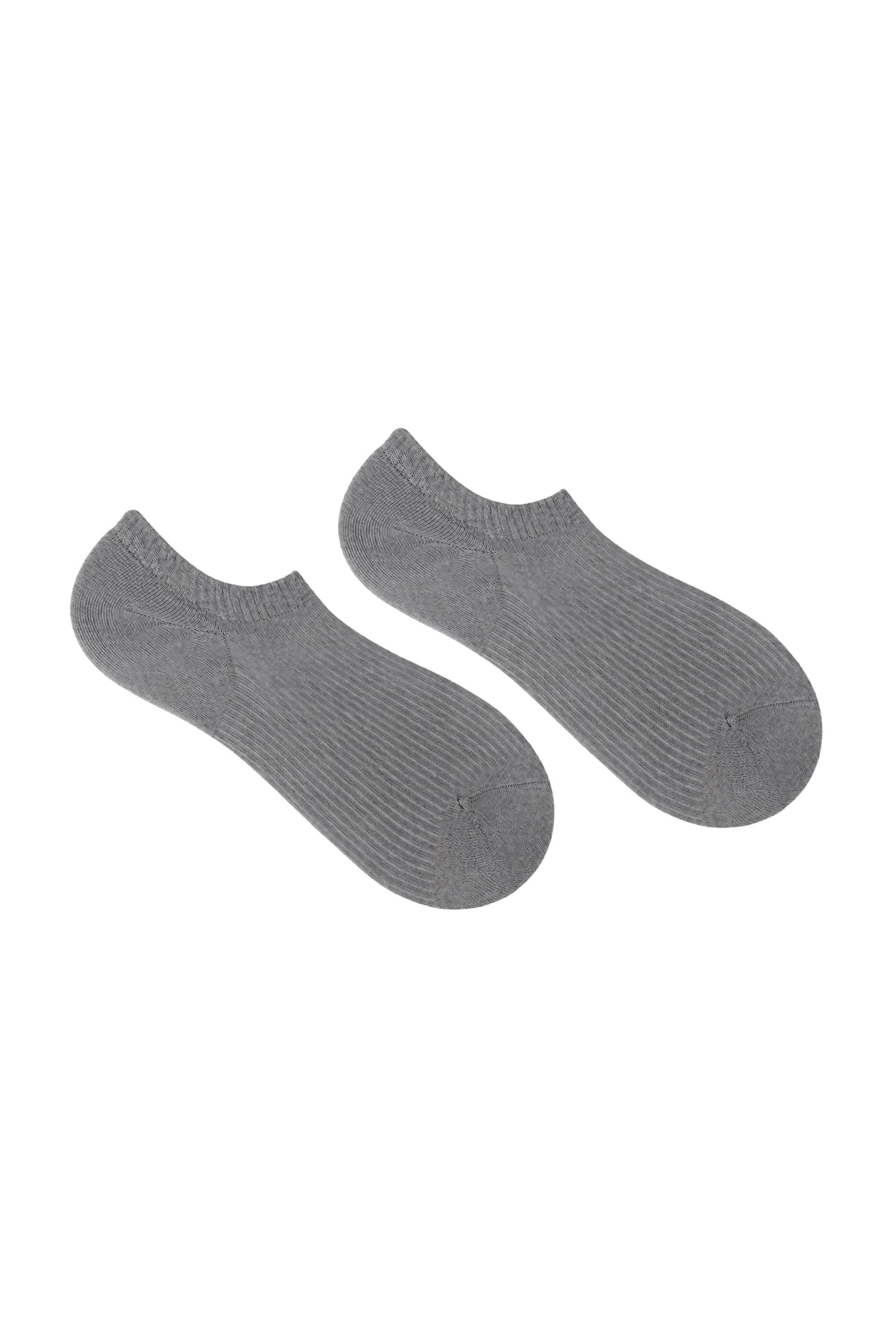 Kadın Çizgili Basic Sneaker Çorap