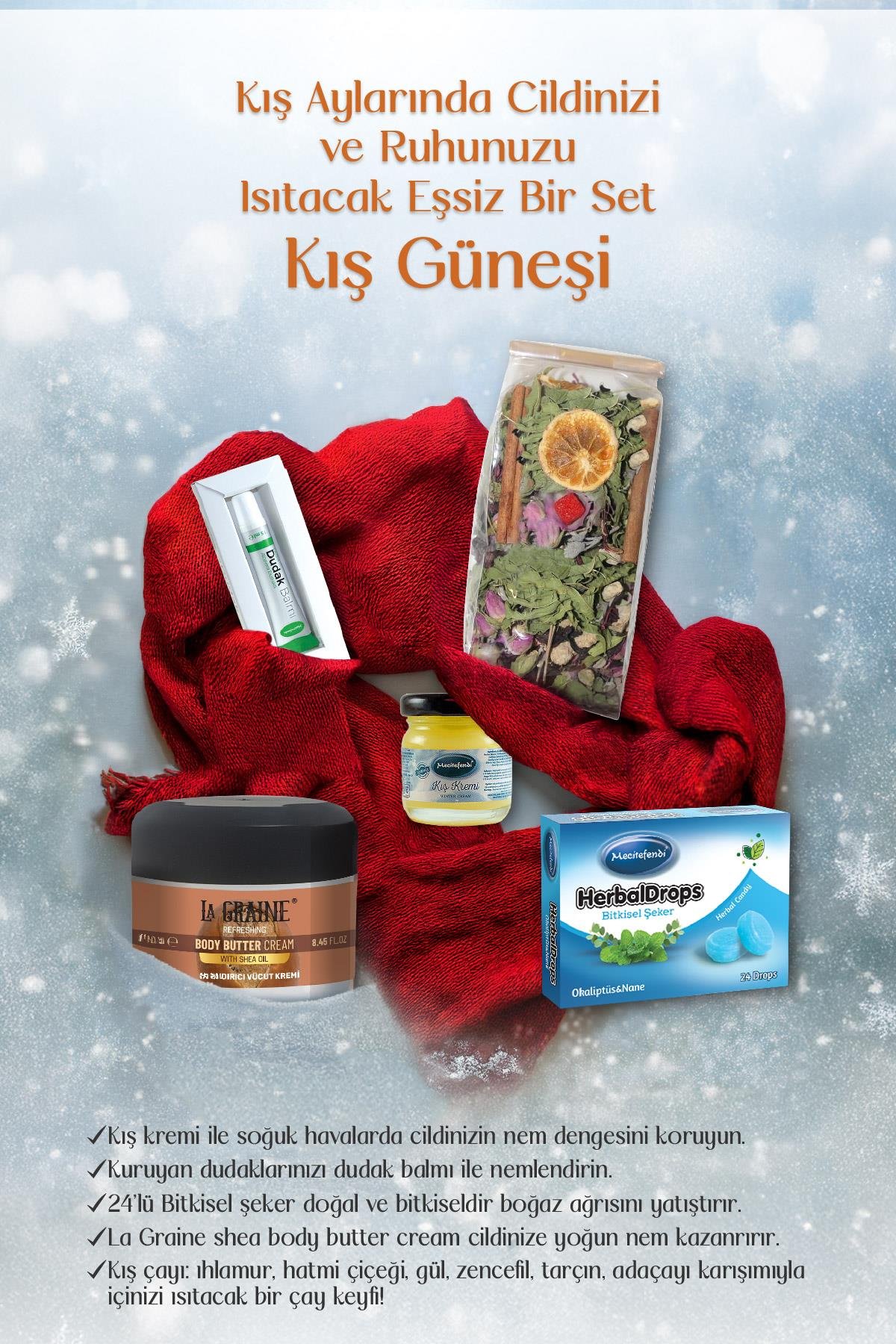 Mecitefendi Kış Paketi 5'li Set
