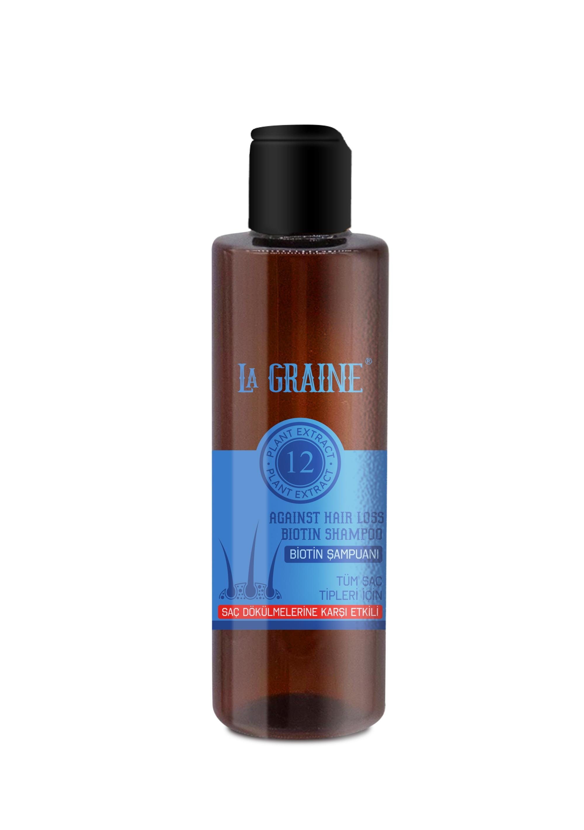 Mecitefendi LA GRAİNE BİOTİN SAÇ DÖKÜLMESİNE KARŞI ERKEKLERE ÖZEL ŞAMPUAN 250 ML