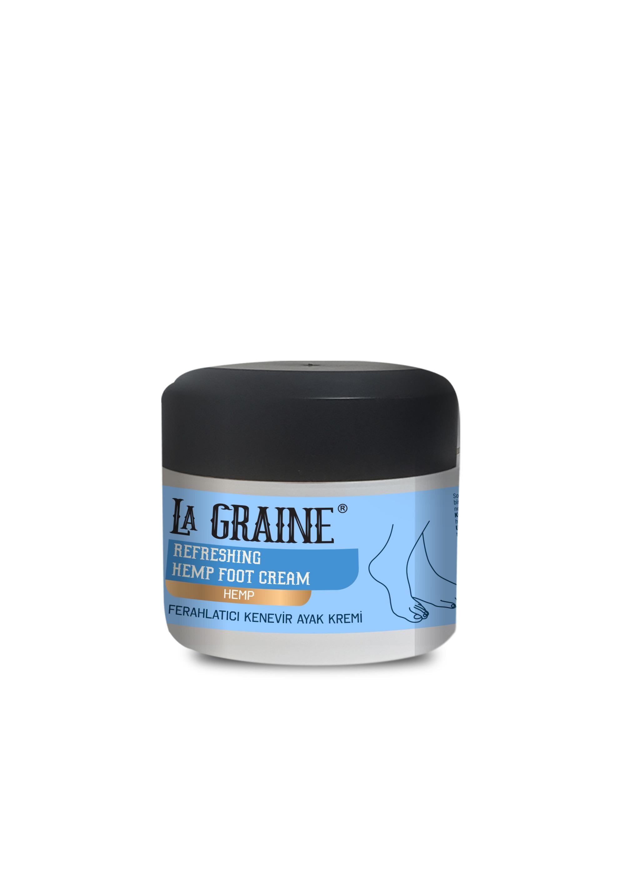 Mecitefendi LA GRAİNE FERAHLATICI KENEVİR AYAK KREMİ 50ML