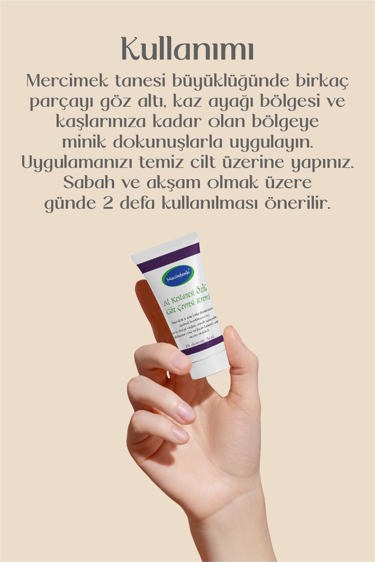 Mecitefendi MECITEFENDI AT KESTANESİ ÖZLÜ  GÖZ ÇEVRESİ KREMİ (15 ml.)