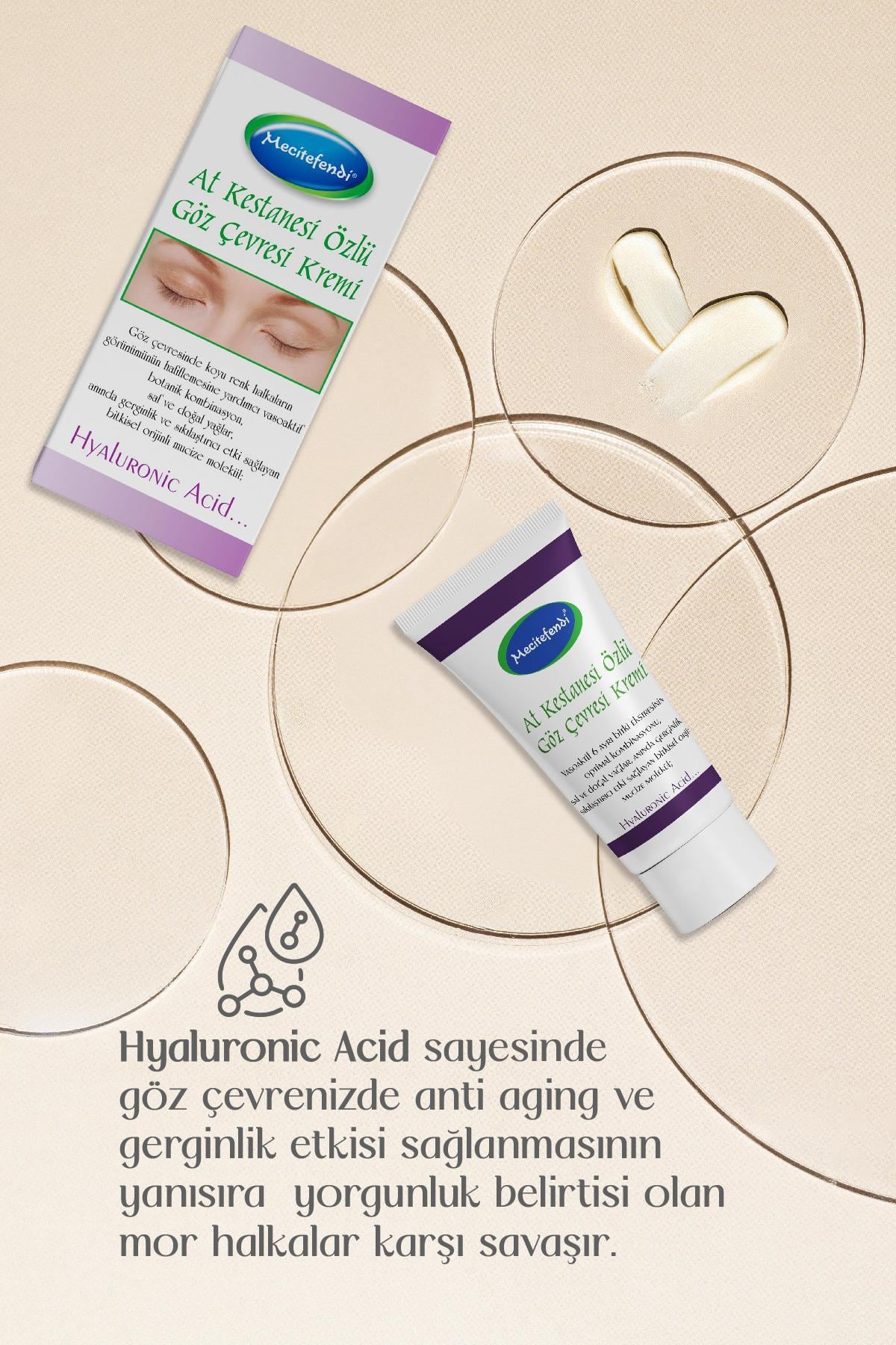 Mecitefendi Mecitefendi At Kestanesi Özlü Göz Çevresi Kremi Hyaluronik Asitli (15 Ml.)