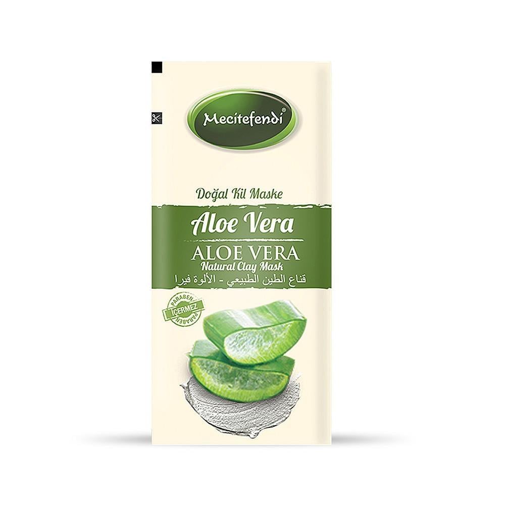 Mecitefendi Mecitefendi Kil Maske Aloe Vera Tek Kullanımlık - 20Gr