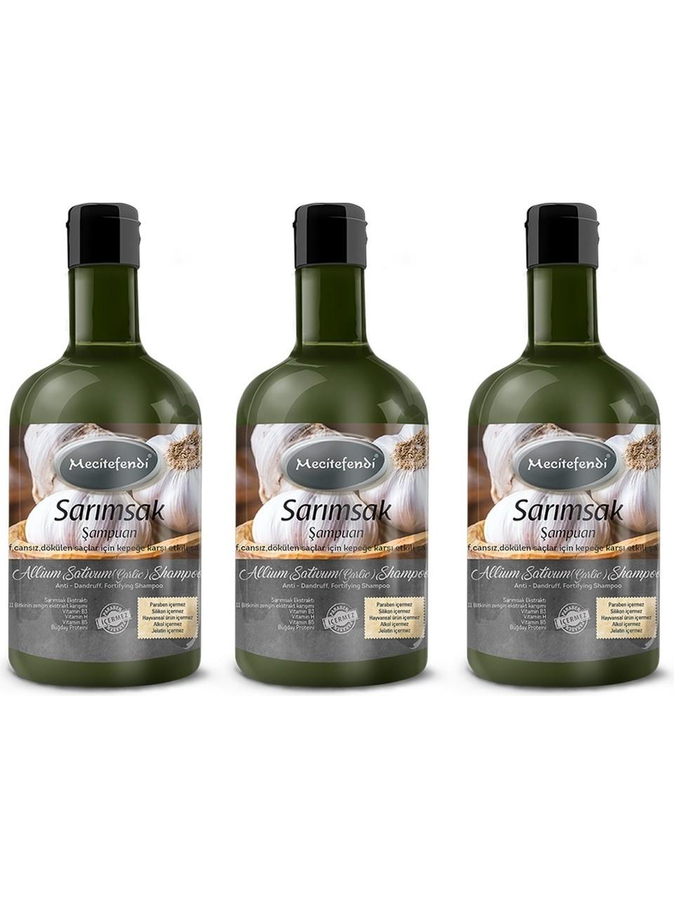 Mecitefendi Mecitefendi Sarımsak Şampuanı 400 ml (3 Adet)