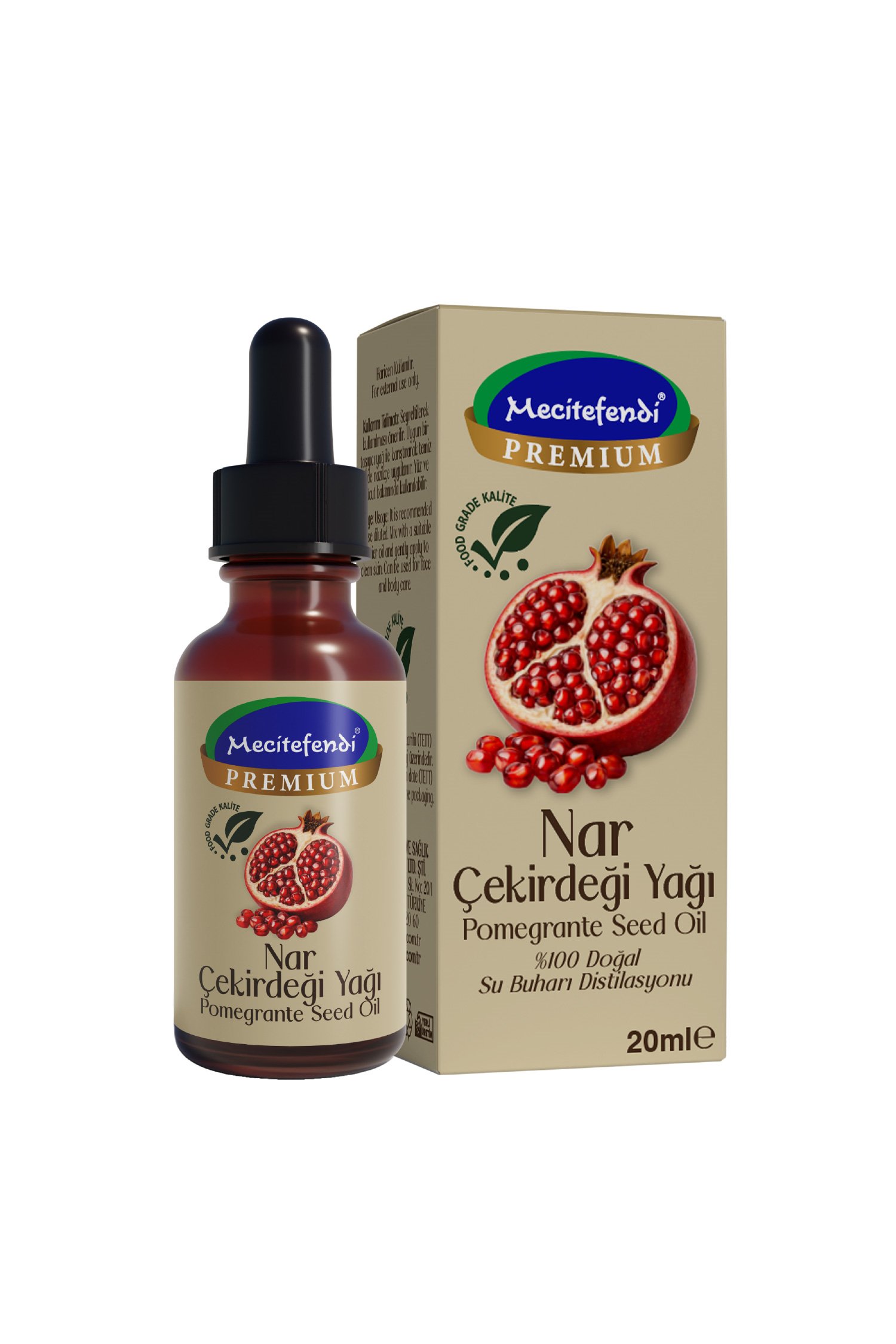 Mecitefendi Nar Çekirdeği Yağı 20 Ml