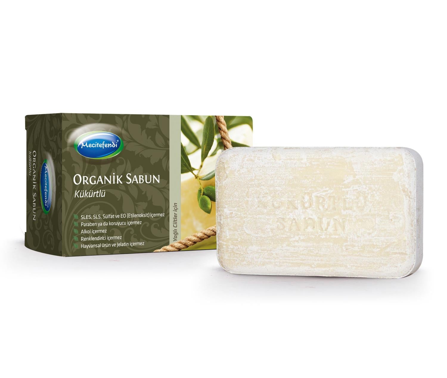  MECİTEFENDİ KÜKÜRT ORGANİK SABUN 125 GR 