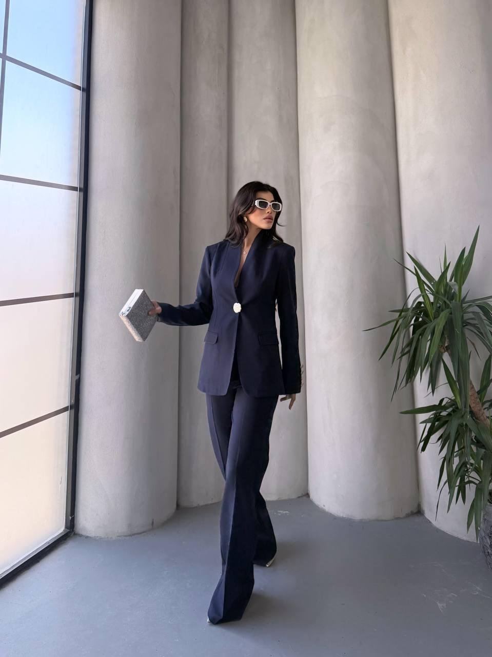  Lacivert Gold Düğmeli Ceket Pantolon Blazer Takım