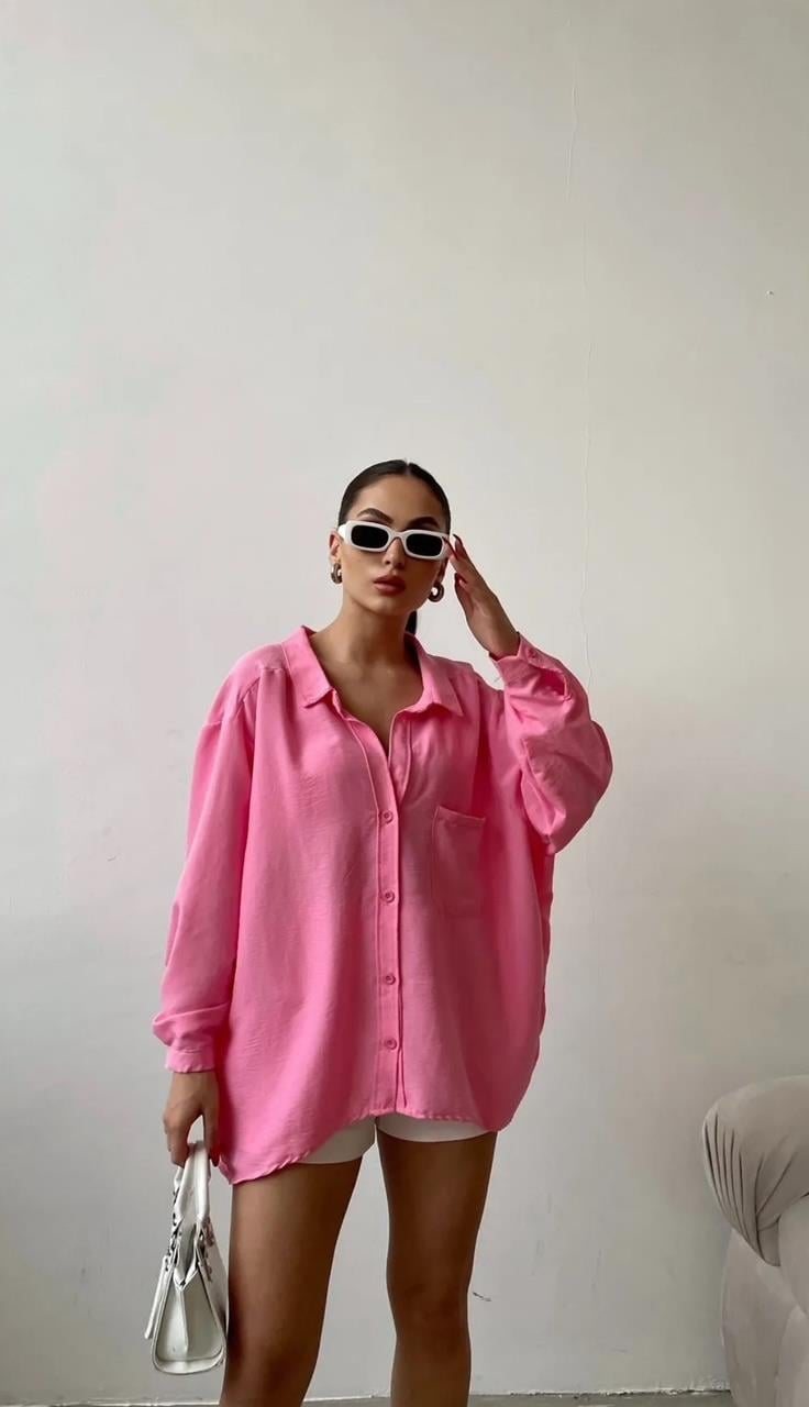 Pembe Modal Gömlek