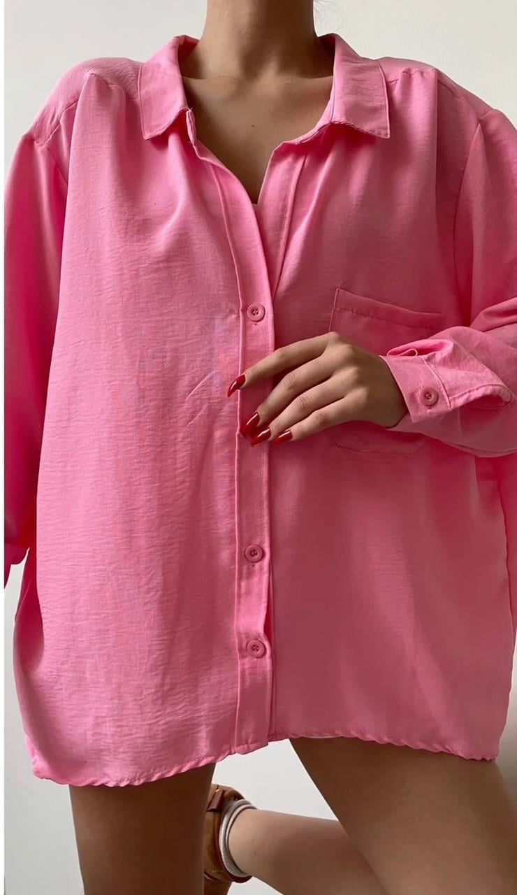 Pembe Modal Gömlek