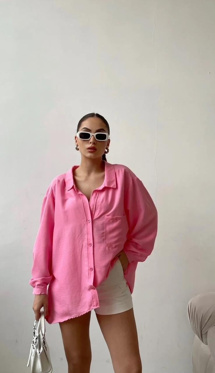Pembe Modal Gömlek