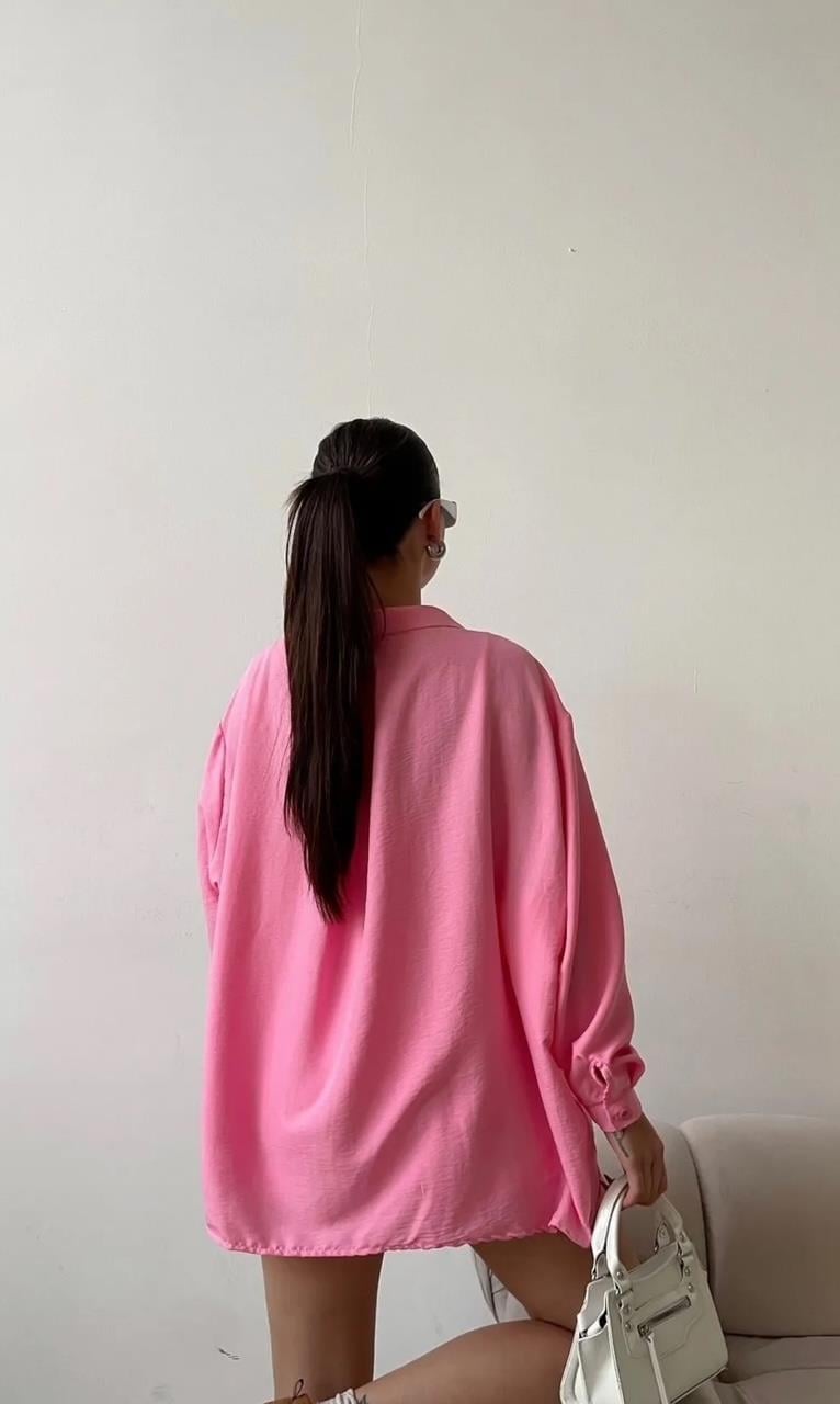 Pembe Modal Gömlek
