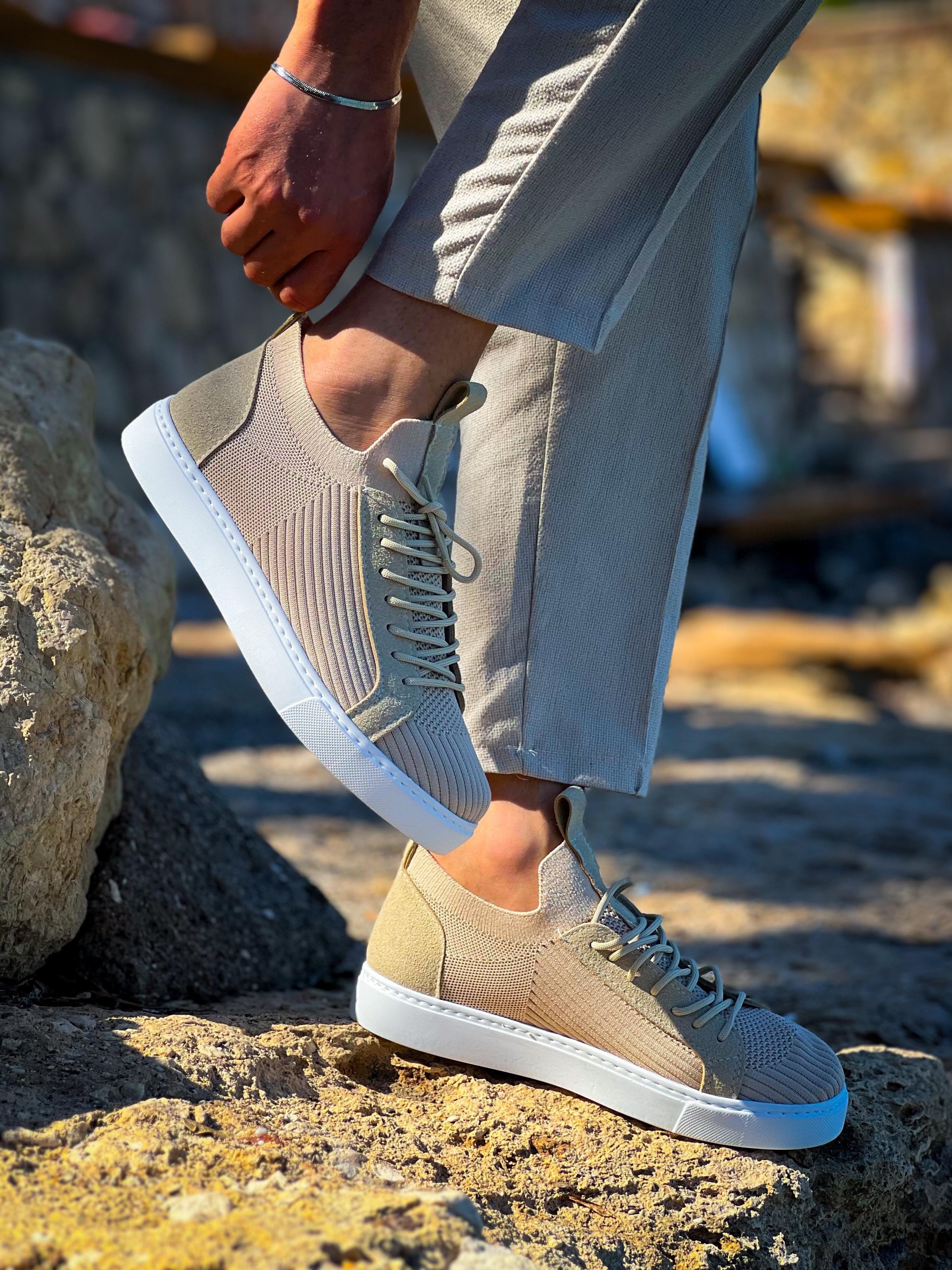 BASİC TRİKO AYAKKABI BEJ