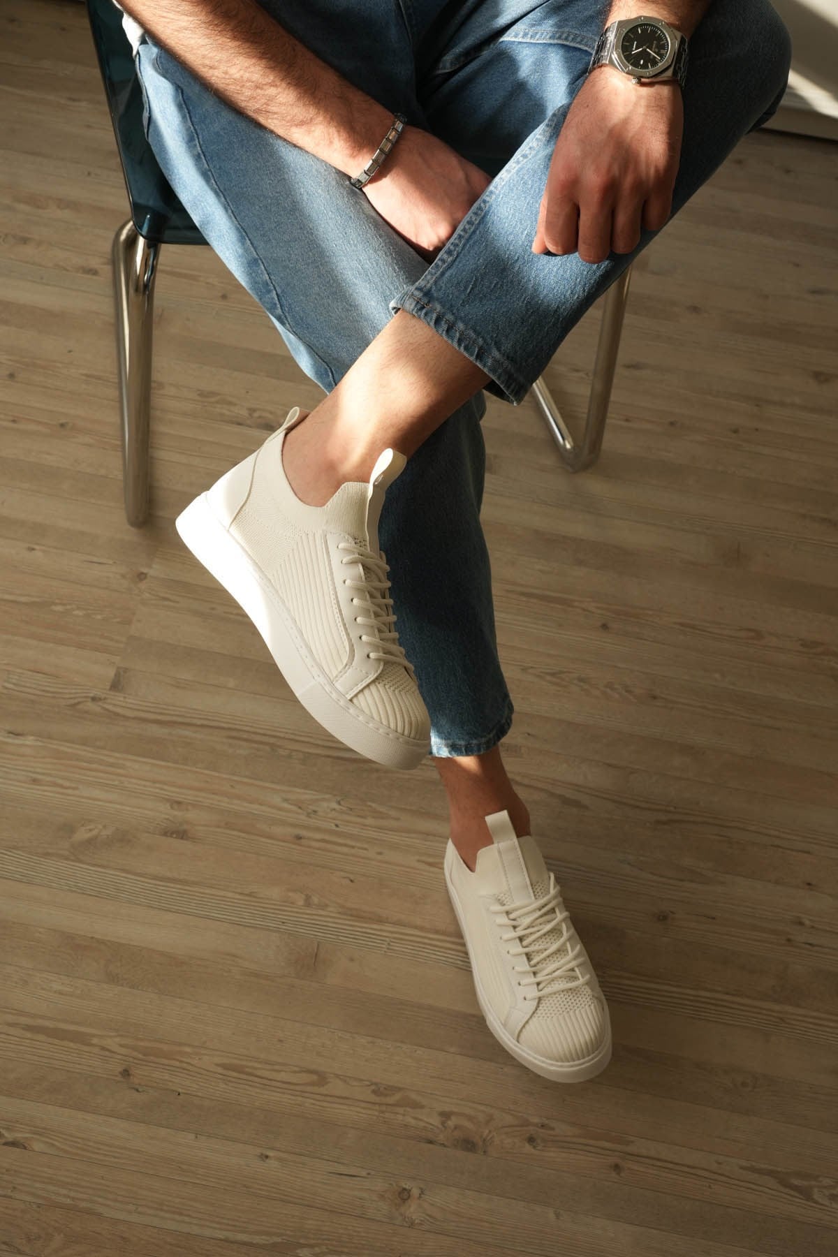 BASİC TRİKO AYAKKABI BEJ