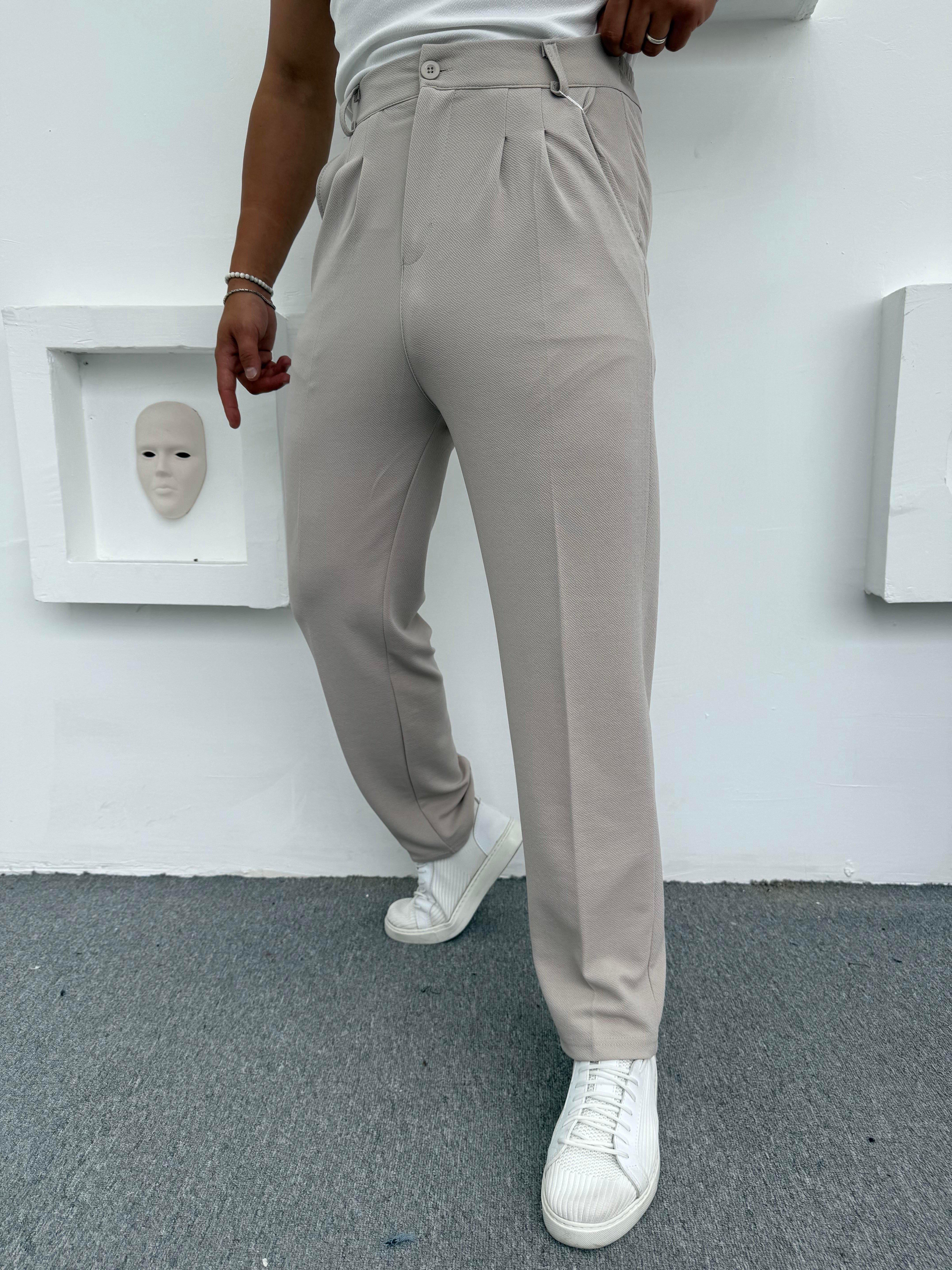 CRAP PİLELİ BAGGY PANTOLON GRİ