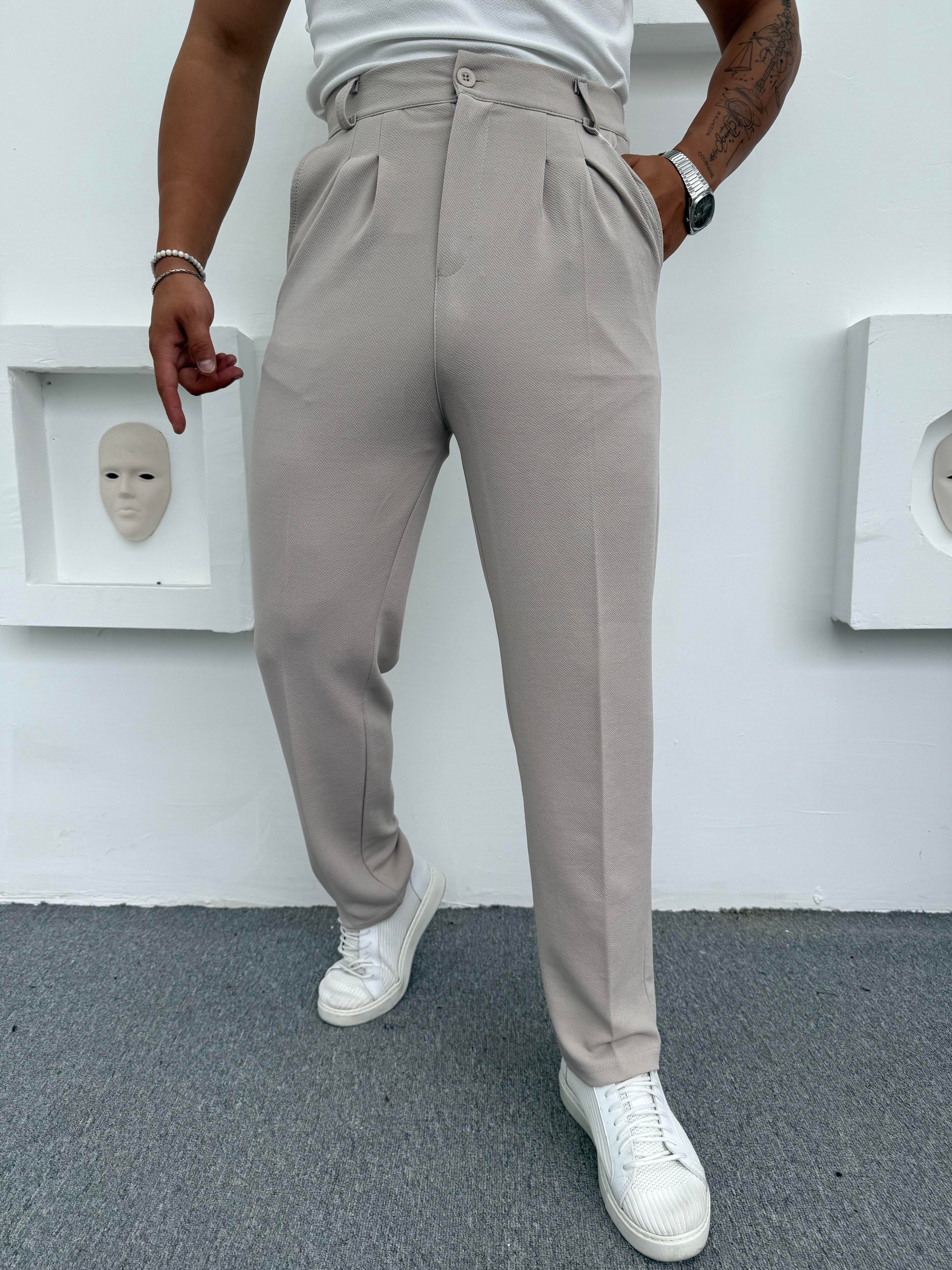CRAP PİLELİ BAGGY PANTOLON GRİ