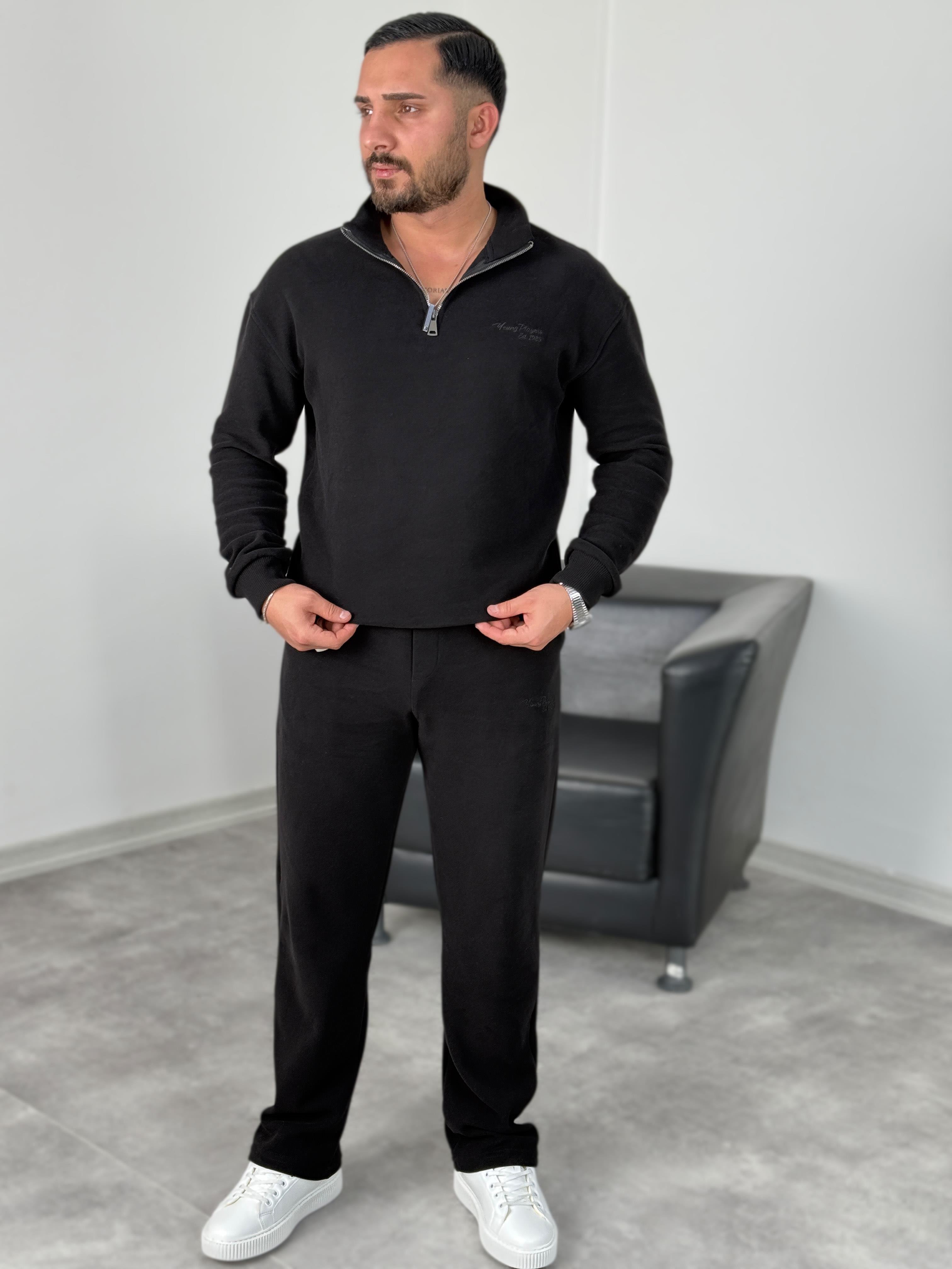 PREMİUM PİKE TAKIM SİYAH