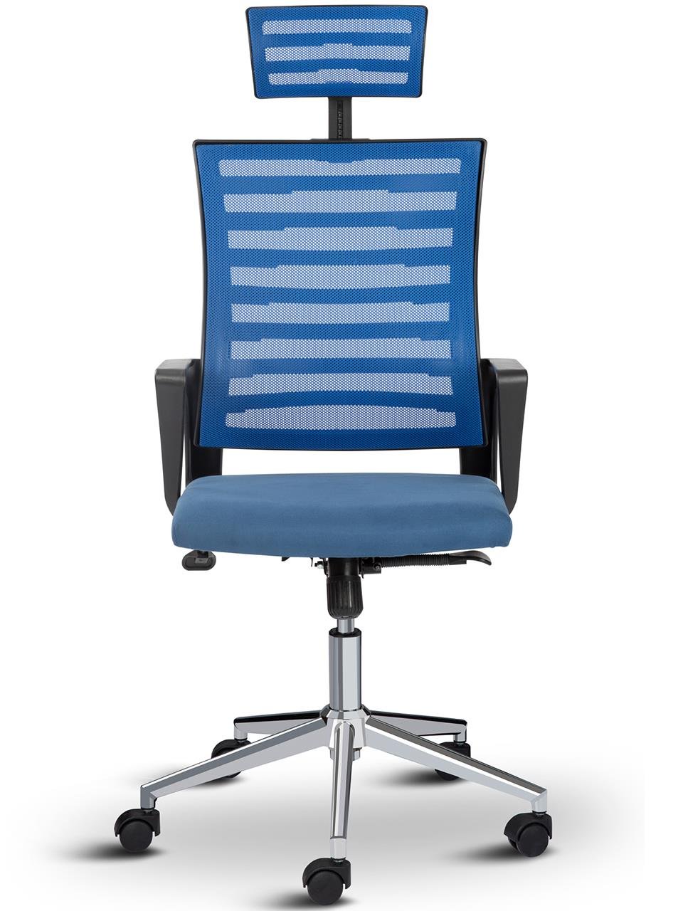 Asbir Mobilya Capri Başlıklı Fileli Başlıklı Metal Ayaklı Ofis Koltuğu Çalışma Koltuğu